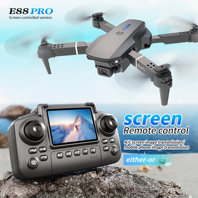Drone Shahed Rc - Professional E88 PRO Drone with screen