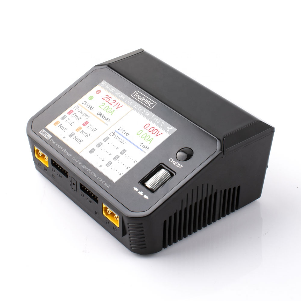 Lipo Battery Charger - Toolkitrc M6DAC 350W X 2 USB-C
