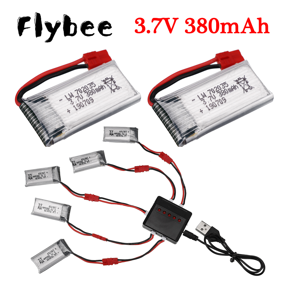Lipo Battery Charger - 3.7V 380mAh Lipo Battery With Charger