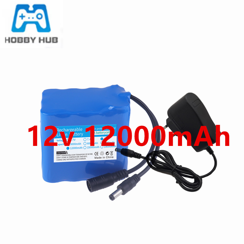 Lipo Battery Charger - 12V 12000mah Battery 3S4P Real capacitance