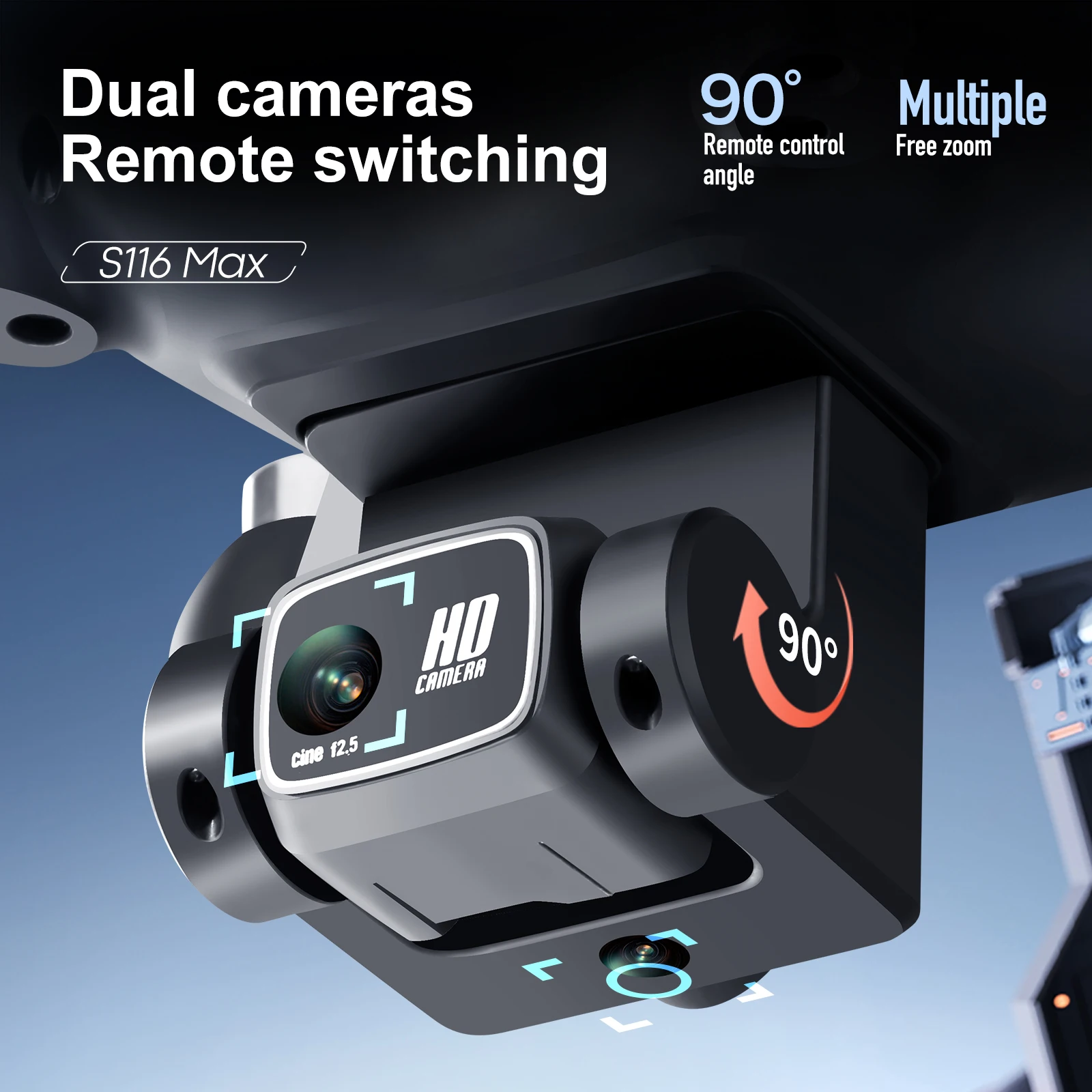 New S116 MAX Upgraded 5G HD Dr - Drone Rc S116 recension och pris