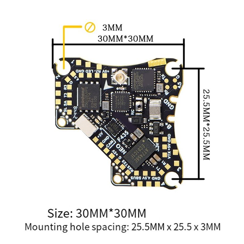 FBIL-F435 NEO 1S AIO Flight Co - Drone Rc Flight Controller recension och pris