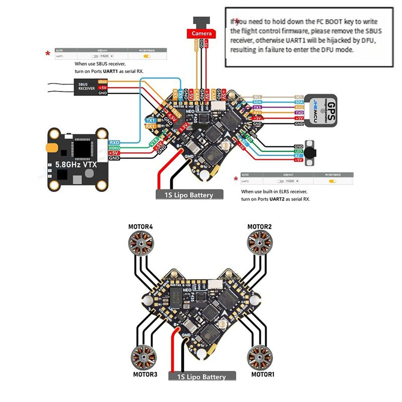 FBIL-F435 NEO 1S AIO Flight Co - Drone Rc Flight Controller recension och pris