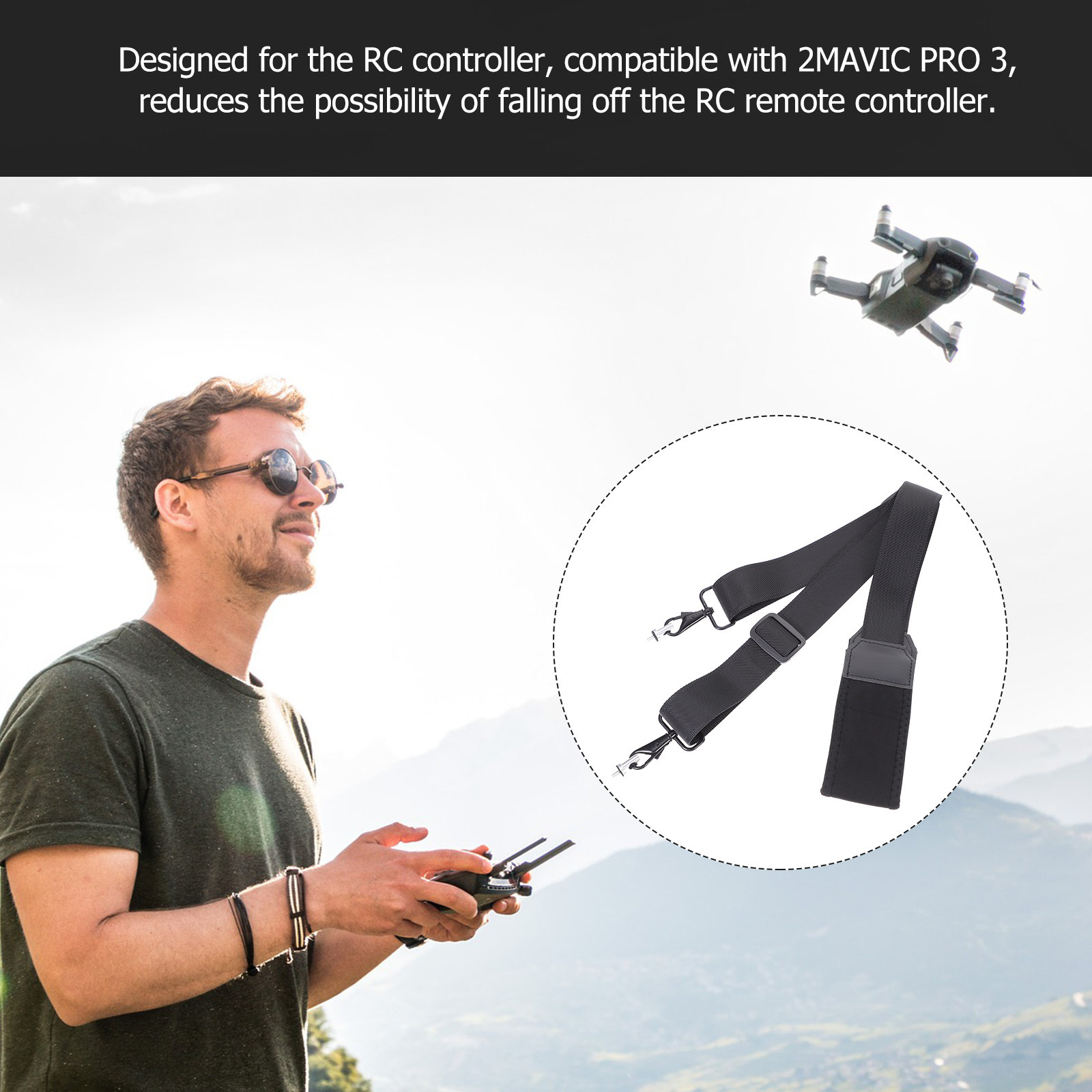 2 3 Compatible Rc Controller N - Drone Rc Neck Strap recension och pris