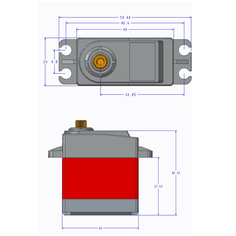 20KG Digital Servo Large Torqu - Drone Switch Rc recension och pris