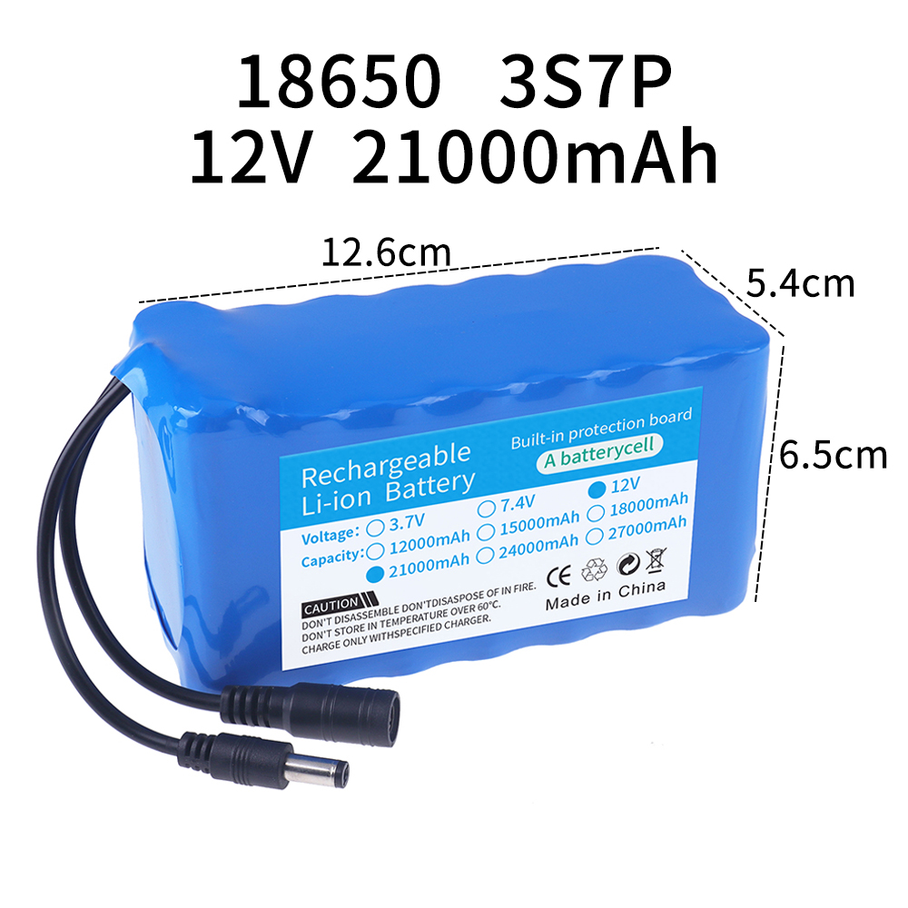12V 21Ah 3S7P lithium-ion batt - Lipo Battery Charger recension och pris
