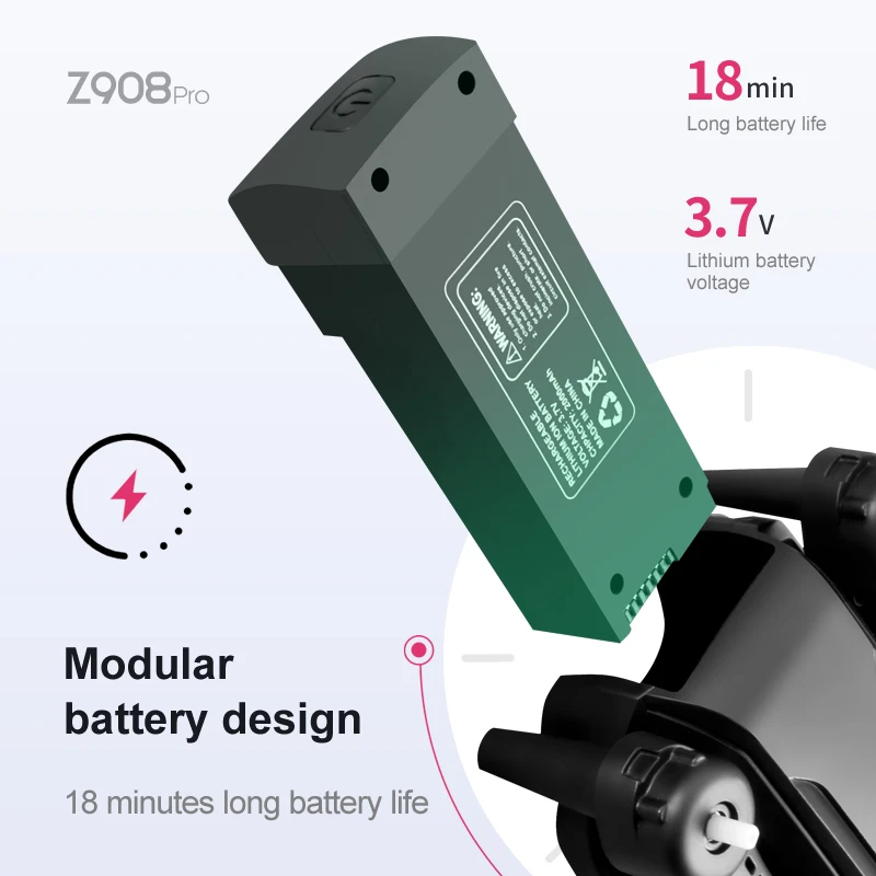 Z908 Pro Max Dron Battery 3.7V - Drone Rc Pro 2 recension och pris
