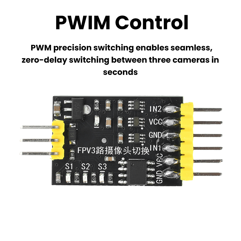 DC5-12V 3-Channel Video Switch - Drone Switch Rc recension och pris
