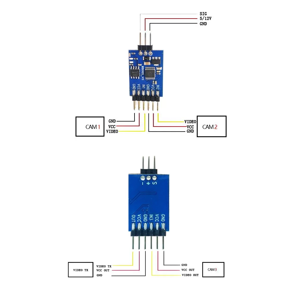 5.8G 3 Channel Video Switcher  - Drone Rc Airplane recension och pris