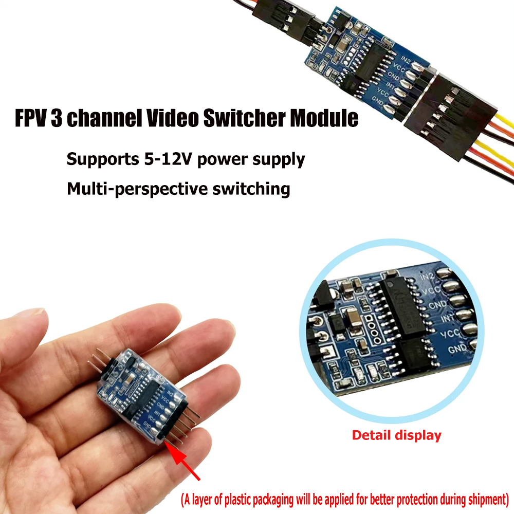 5.8G 3 Channel Video Switcher  - Drone Rc Airplane recension och pris