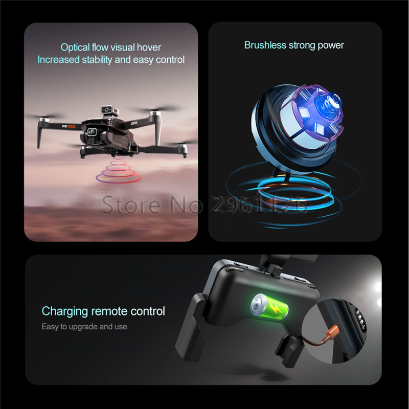 Smart Avoid Obstacle 8K Dual C - Drone Rc Fpv Manual recension och pris