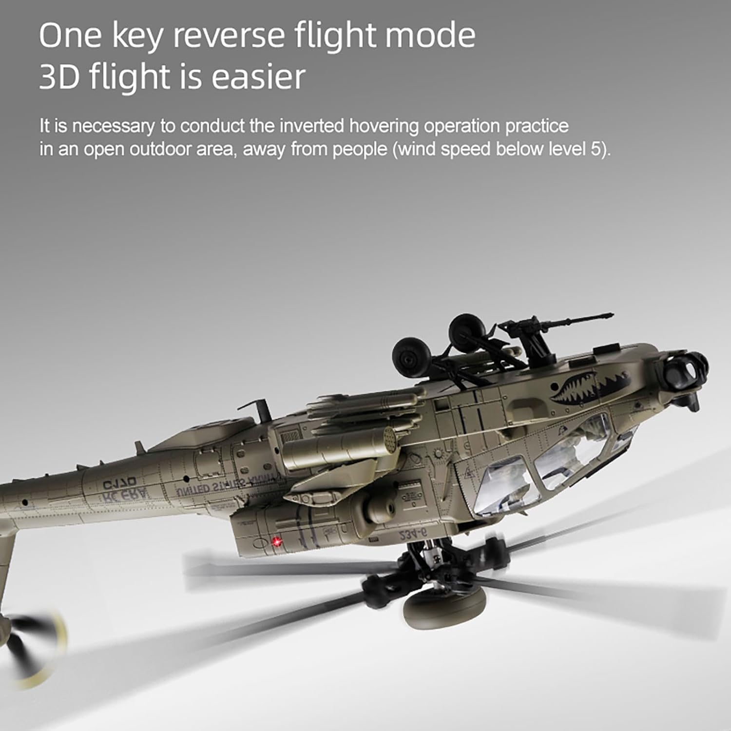 310MM 6CH C170 AH-64D Remote C - Drone Shahed Rc recension och pris