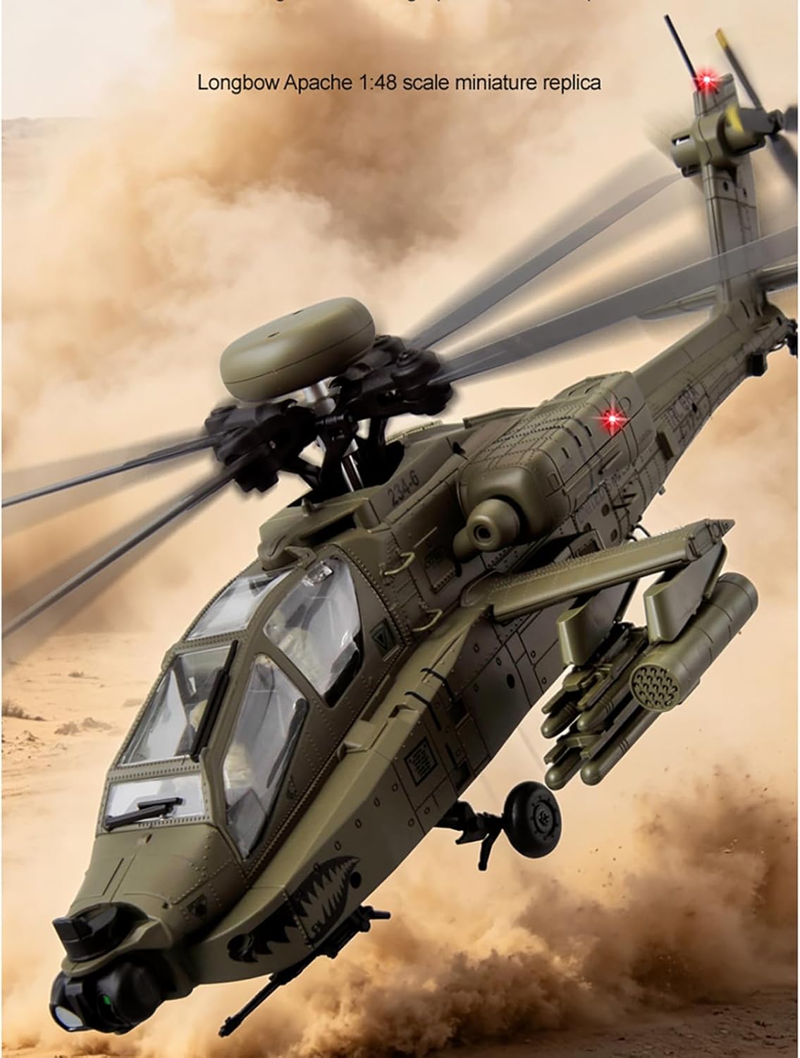 310MM 6CH C170 AH-64D Remote C - Drone Shahed Rc recension och pris