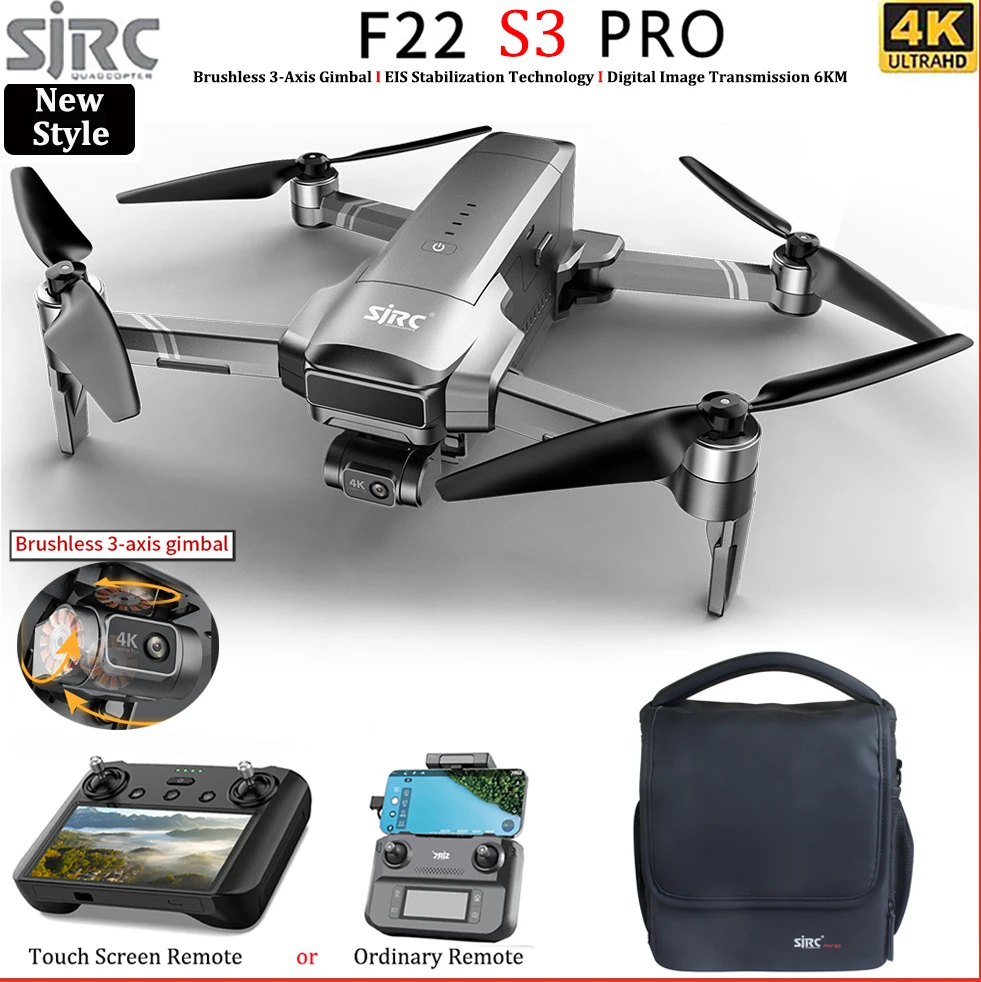 SJRC F22 S3 PRO Drone 4K HD Ca - Drone F22 Rc recension och pris