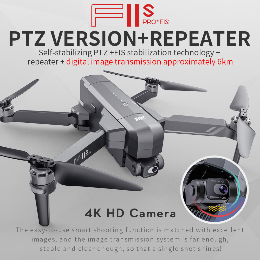 SJRC F11S 4K Pro Plus Drone Wi - Drone Rc Fpv Manual recension och pris