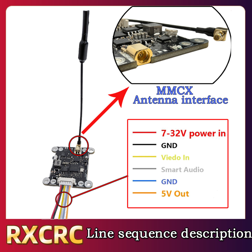 RXCRC 5.8G Module 48CH 1.6W VT - Drone Rc Control recension och pris