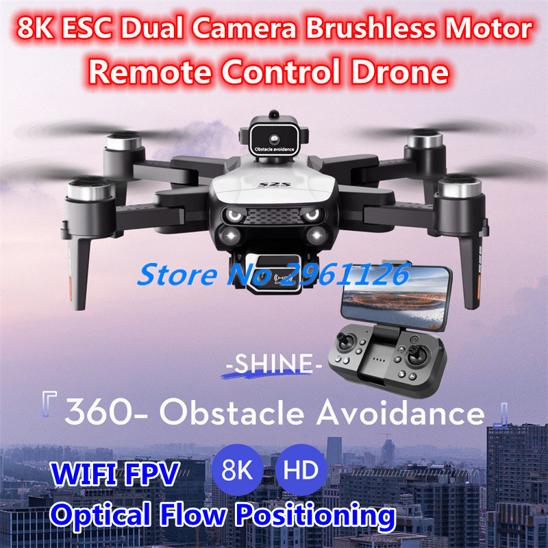 8K Brushless Sport Aerial Remo - Drone Rc Fpv Manual recension och pris