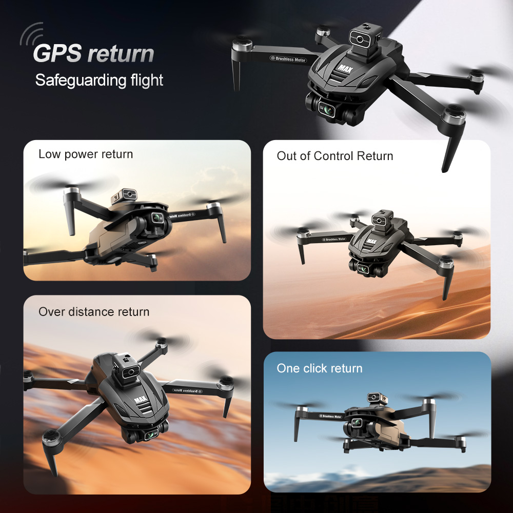 V168 PRO Max GPS Drone 8K Prof - Drone Rc Cable recension och pris