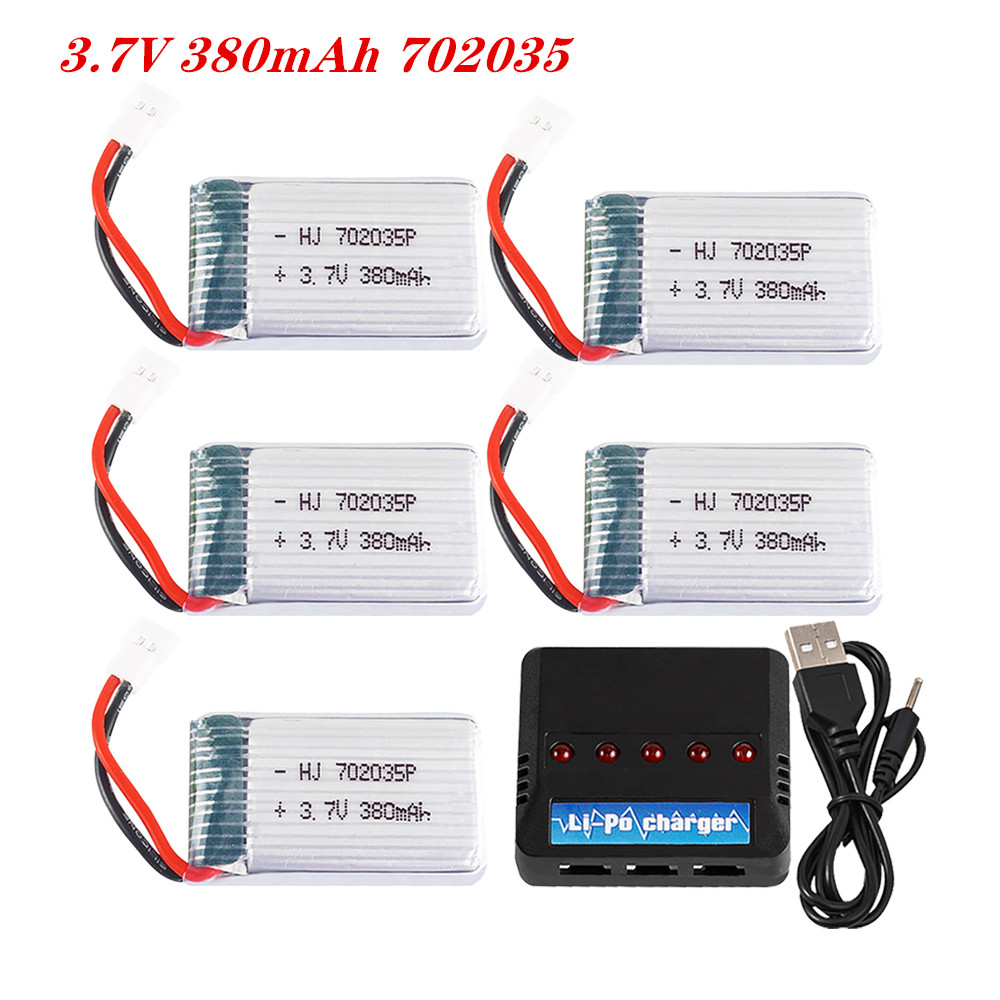 3.7V 380mah 702035 Lipo Batter - Lipo Battery Charger recension och pris