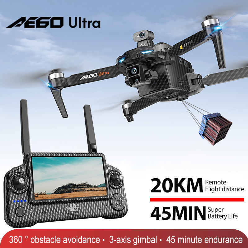 AE60 GPS Drone Professional 8K - Drone Rc Cable recension och pris
