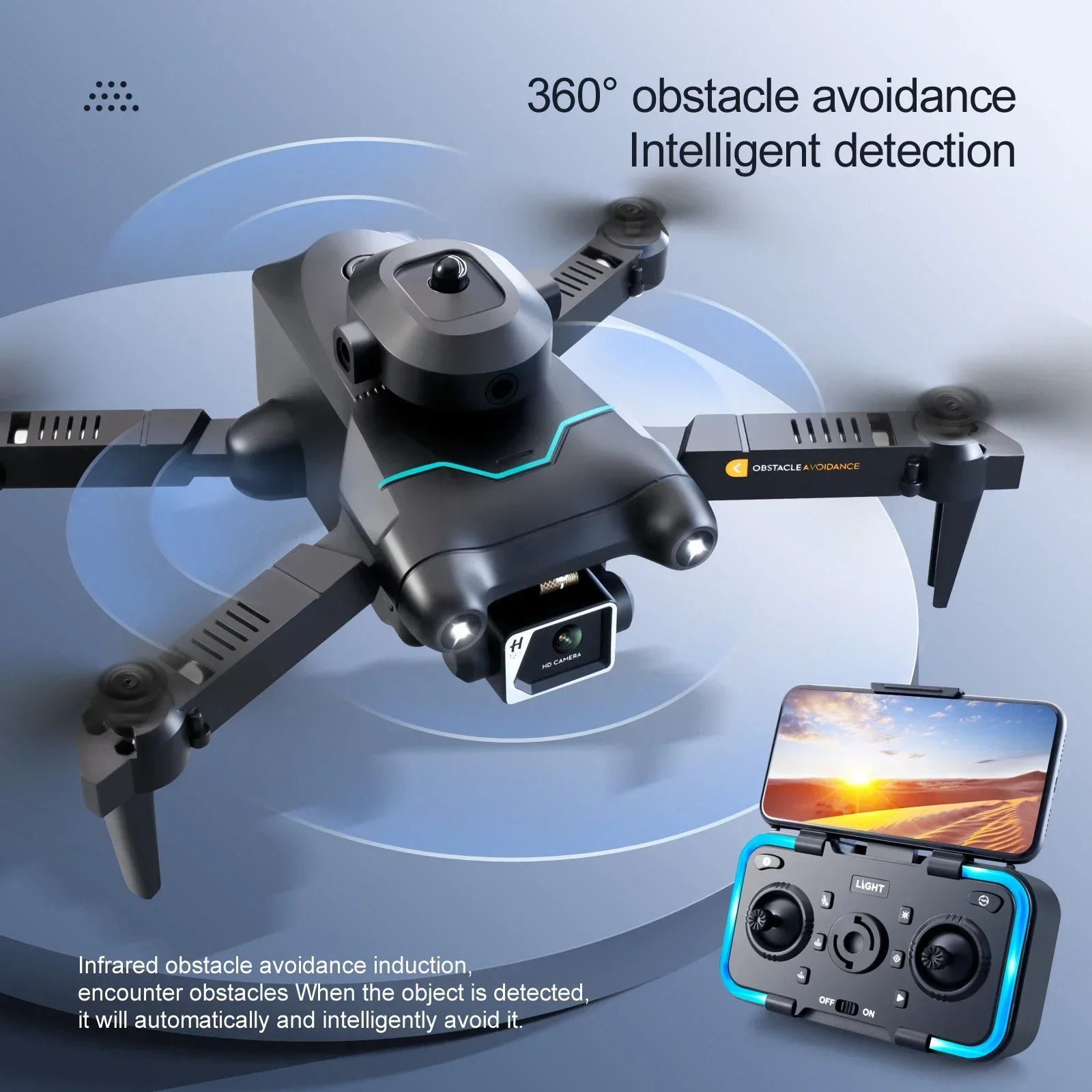 S96 WiFi FPV 4K HD Dual Camera - Drone Rc Fpv Manual recension och pris