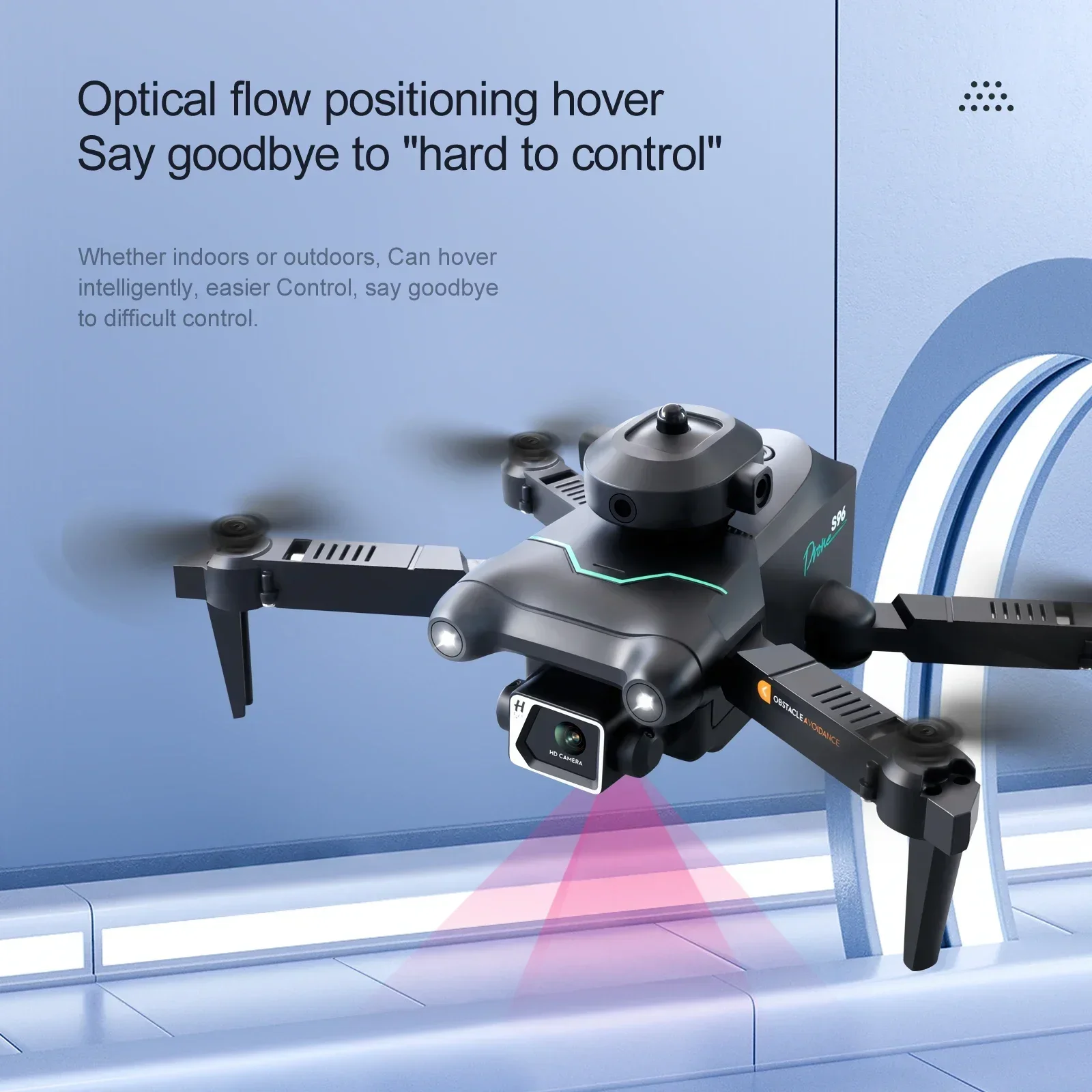 S96 WiFi FPV 4K HD Dual Camera - Drone Rc Fpv Manual recension och pris