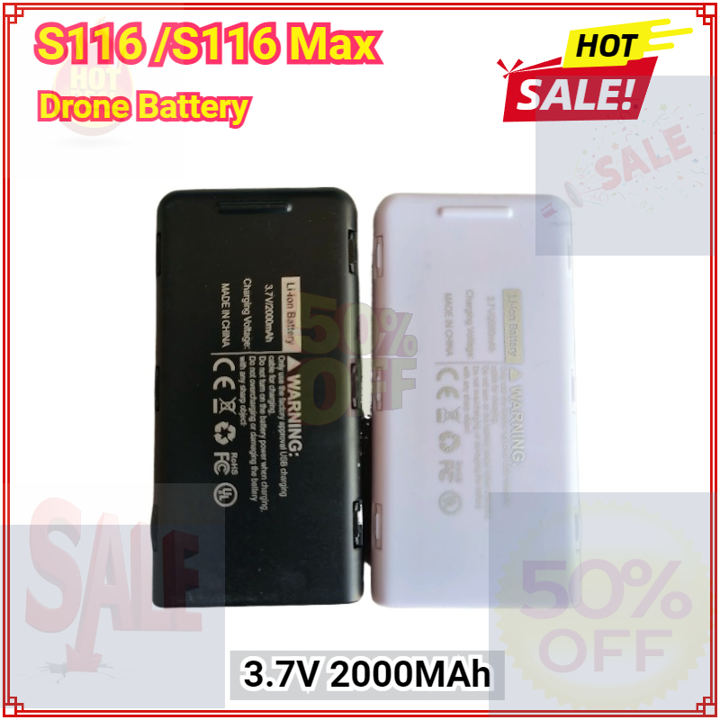 3.7V 2000MAh Battery for S116  - Drone Rc S116 recension och pris