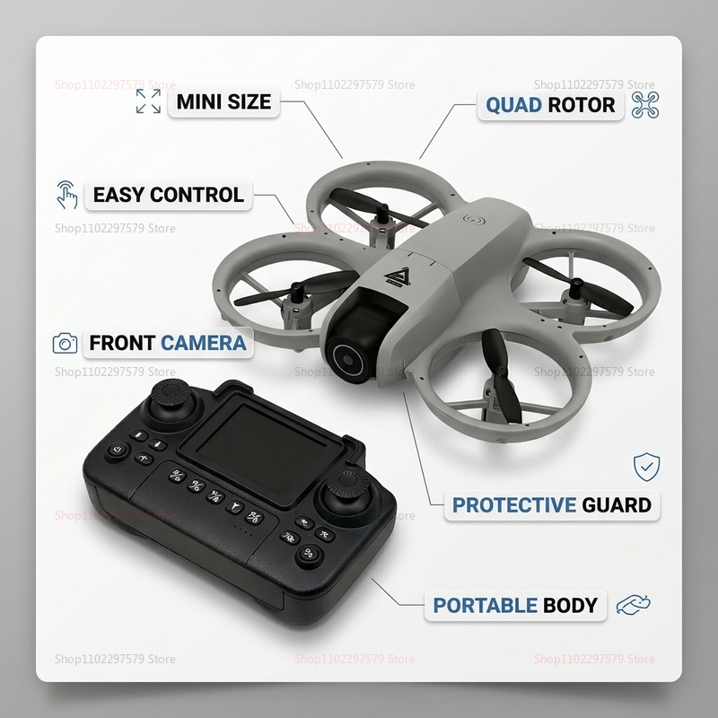 2026 Mini RC Drone with 8K HD  - Drone Rc Flight Controller recension och pris