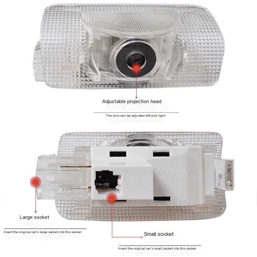 2Pcs LED Projector Lamp Car Do - Drone Shahed Rc recension och pris