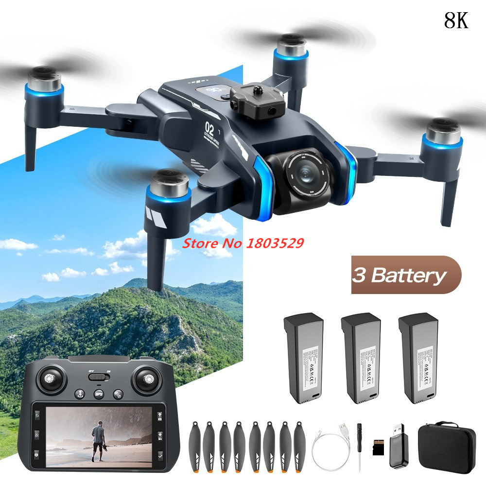 8K Brushless Obstacle Avoidanc - Drone Rc Fpv Manual recension och pris