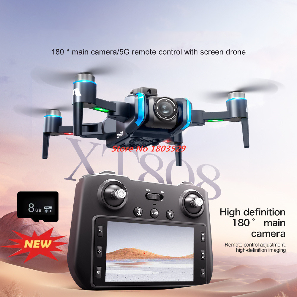 8K Brushless Obstacle Avoidanc - Drone Rc Fpv Manual recension och pris